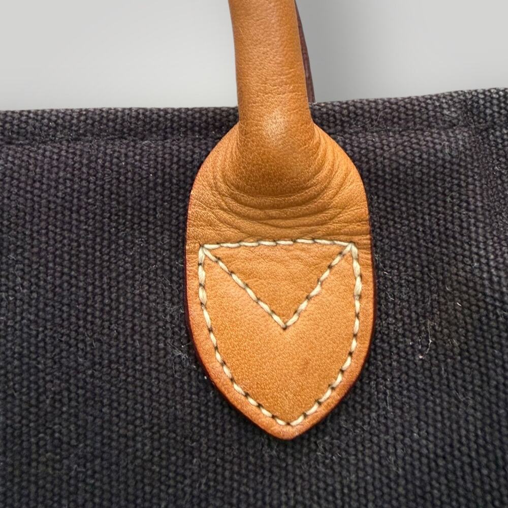 Ralph Lauren Canvas and Leather Tote - Picture 5 of 10